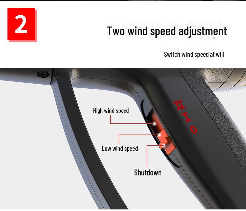 Hilda 2000W Industriell Varmepistol for Bilfolie Baking