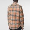 Burberry Men's Point Collar Check Long Sleeve Shirt 80208631