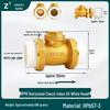 6/4 PPR Hot Melt Full Copper Check Valve, Horizontal/Vertical, 1-Inch Double Union, One-Way Tap Water Pipe Valve.