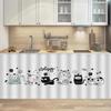 Dustproof Kitchen Curtains Cartoon Wardrobe Home Dust Cover Cabinet Curtain  Home Decoration