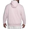 Nike Sportovní oblečení Club Solid Měkká Pohodlná Mikina přes hlavu Unisex Mikiny Světle růžová BV2654-663