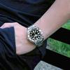 Seiko Automatic Mechanical Movement Stainless Steel Strap Watch Men's Watches Black Dial SRP599J1