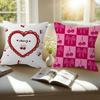 Pink Bow Cherry   Pillow Cover Design cushion Cover decor Holiday Decorati