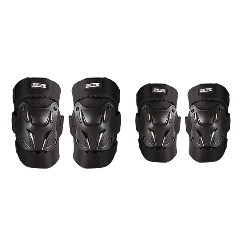 Motorcycle Riding Knee & Elbow Protector Set Set