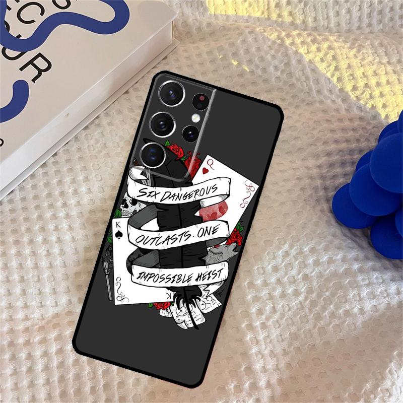 Six Of Crows Phone Case For Samsung Galaxy S25 Ultra S9 S10 S20 S22 S21 S23 FE S24 Plus Portector Cover