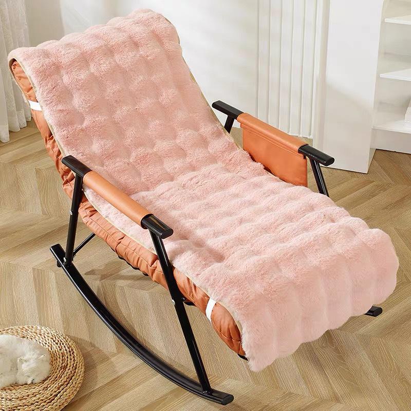 

Нековзний плюшевий зимовий cushion для крісла-реклайнера - Теплий, складаний чохол на сидіння ледачого дивана 55x180cm