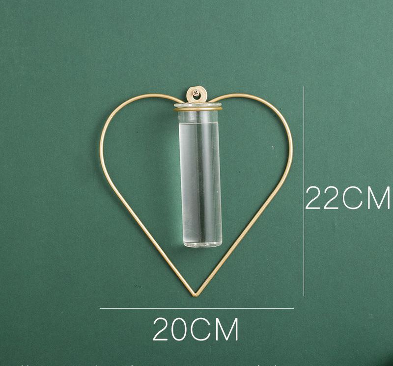 Nordic Ins Glass Test Tube, Hydroponic Vase, Wall Decoration, Home Decoration, Modern, Simple