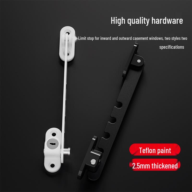 Multifunctional Adjustable Window Lock for Children's Safety