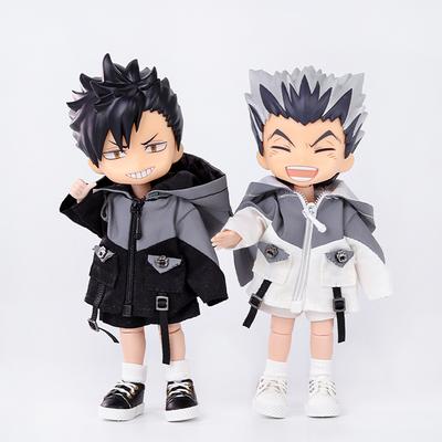 OB11 Clothes Little Monster Jacket Shorts Set Clothes Decoration Molly, GSC Body, 1/12bjd Doll Clothes Toy Clothing