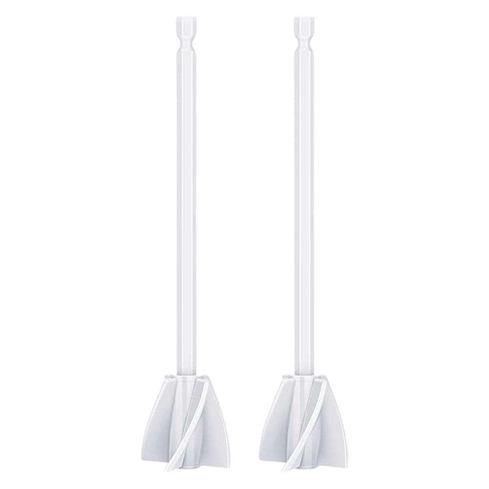 2/6/8Pcs Epoxy Resin Mixer Stirring Rod 38 Inch Paint Mixer Electric Drill Attachment ABS Plastic Paint Mixing Propeller Rod