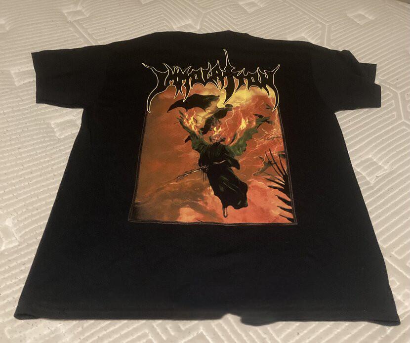 T-shirt Unisexe Musique Tournée Immolation Toutes Tailles S à 5XL LL1404