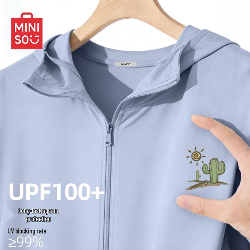 MINISO Men s Summer UV Protection Hooded Cooling Jacket 4XL