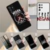 Negan The Walking Dead Silicone Phone Case For Samsung Galaxy Note 10 Pro S26 S25 S24 S23 S22 S21 Plus S25Ultra Capa Cover