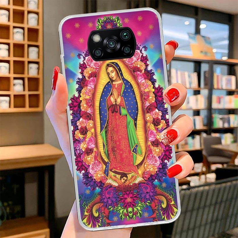 

Virgin De Guadalupe Virgen Mary Cover Phone Case For Xiaomi Poco F7 Ultra X7 X6 X5 Pro M7 Redmi 15C 15 13C 13 12C 12 10C 10 9A 9 Xiaomi Poco X6