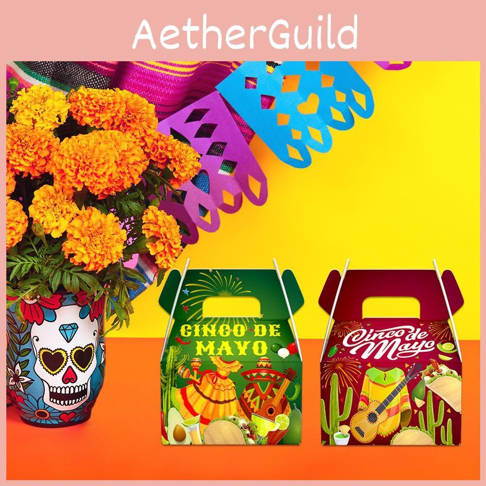 Mexico Paper Themed Candy And Snack Packaging Box Party Props Decoration