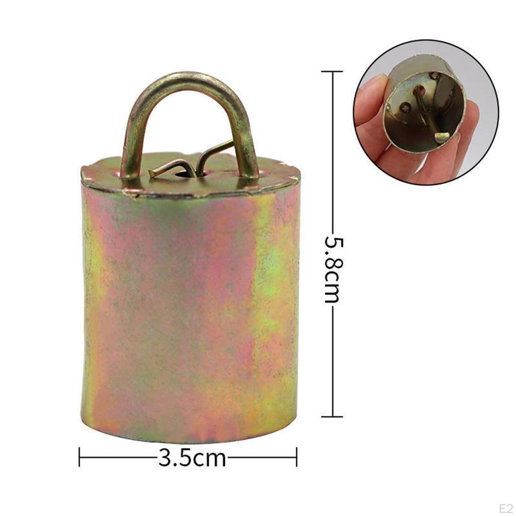 Cow Bells Horse Sheep Iron Lute Animal Grazing Noise Maker Farm Animals