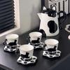 Cream Style Cat Drinkware Set