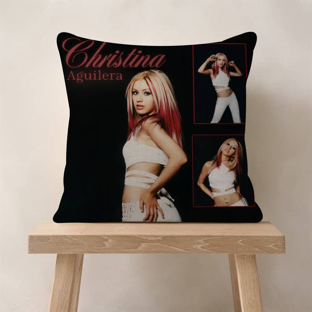 Christina Aguilera Singer Pillow Gift Home Office Decoration Pillow Bedroom Sofa Car Cushion CoverPillow Case