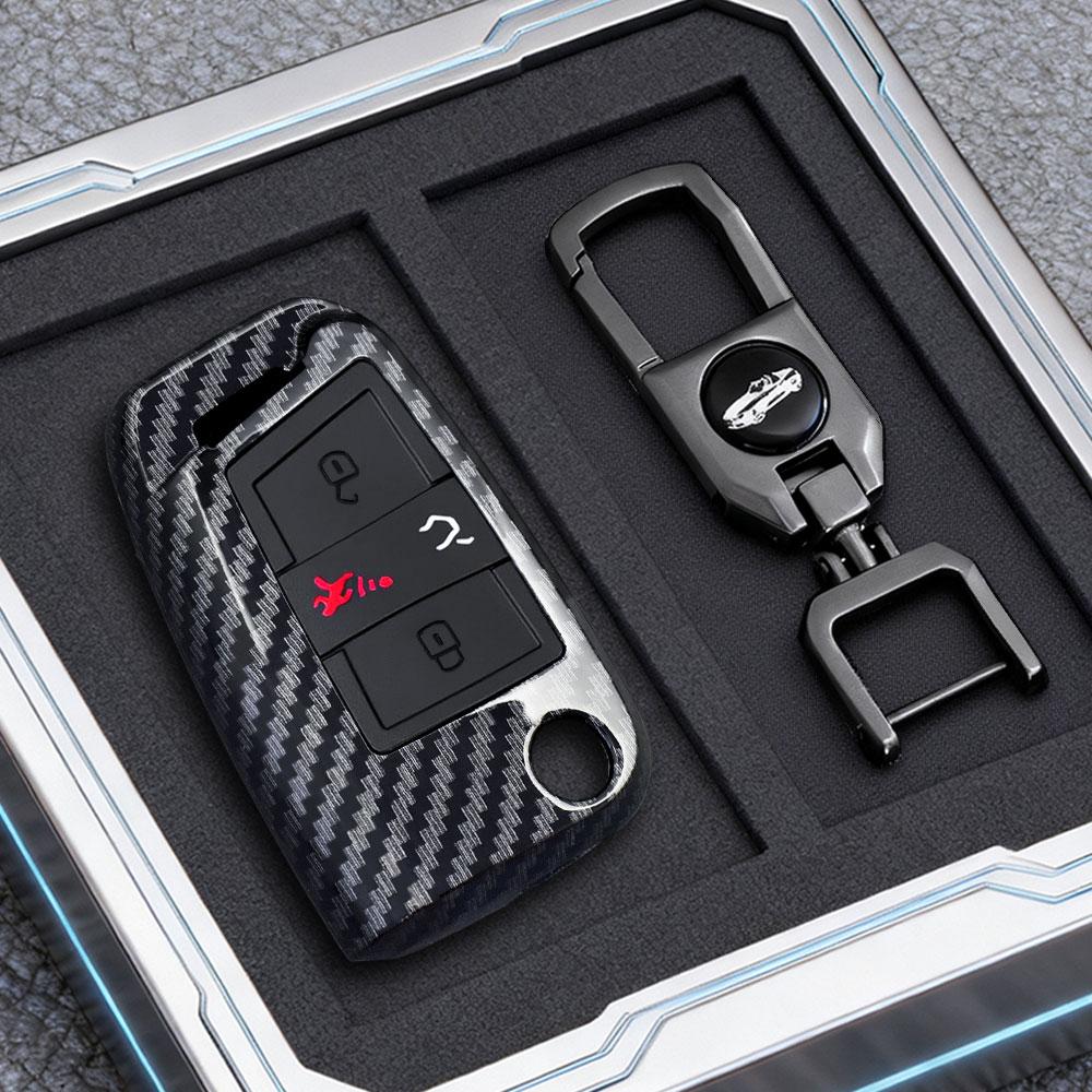 4 Tasten Neue ABS Auto Schlüsselhülle Abdeckung Fob Für Volkswagen Vw Golf 7 Alltrack Mk7 Tiguan Seat Ateca Leon Fr 2 Ibiza Skoda Octavia black