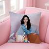 Popular fashion Elegant Chinese actress LLi Qin Cushion Cover Pillow Case Soft Friendly Fabric  Concealed Zipper