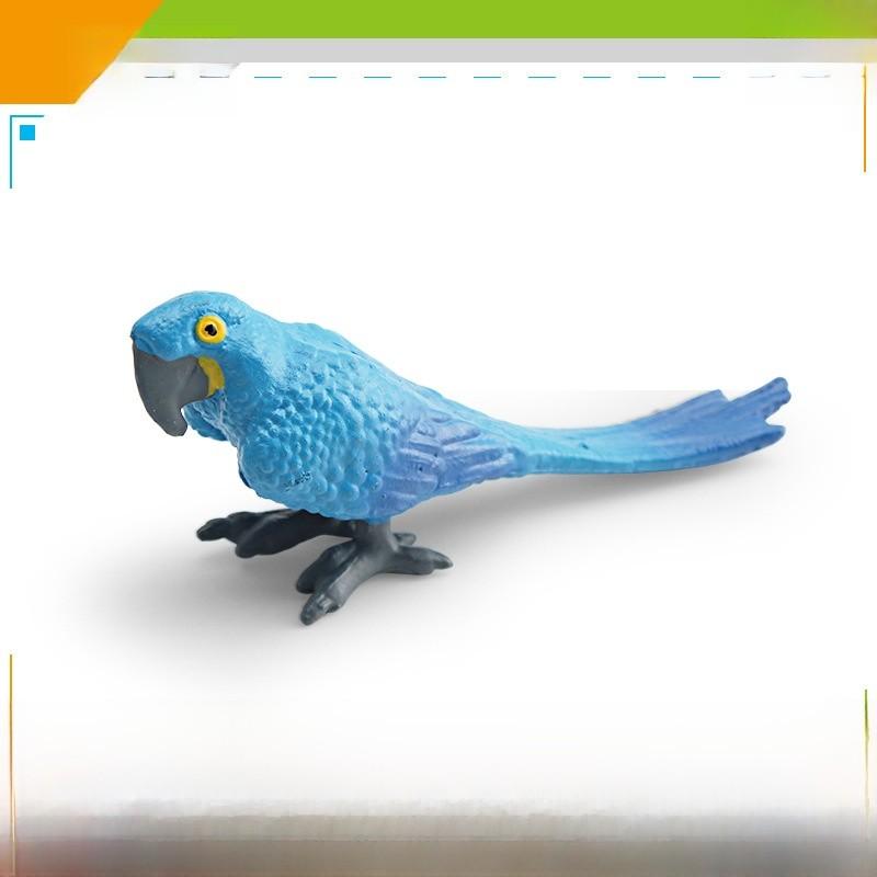 Macaws Parrot Pvc Animal Model Decor For Children And Bird Enthusiasts Gift Idea