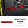 Carbon Fiber Interior Sticker for Suzuki Jimny 2018-2025 3/5 Doors ABS Black Trim
