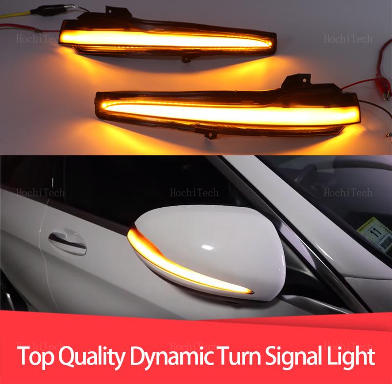 2pcs Dynamic Turn Signal LED Light Side Mirror Indicator For Mercedes Benz C E S GLC W205 X253 W213 W222 V-Class W447