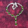 Peridot Necklace Gemstone Jewelry, 925 Solid Sterling Silver Necklace, Handmade Jewelry Birthstone Necklace, Gift For Him