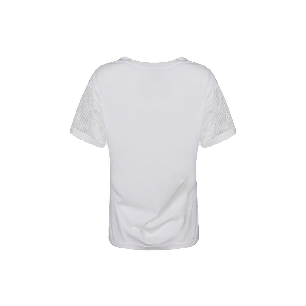 Adidas Neo Casual Sports Round Neck Short Sleeve Drop Shoulder T-Shirt Women T-Shirts White DU2373