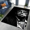 Tappeto Classico Scarface Tony Montana Movie Art per Camera da Letto Soggiorno Divano Decorazione Zerbino per Casa, Grande Tappeto Antiscivolo per Bambini