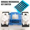 1 Set Steel Plate Satellite Shaft Stabilizer Pad Kit Mechanical Keyboard Switch Lower Pad Keycaps Repair Gasket Tools