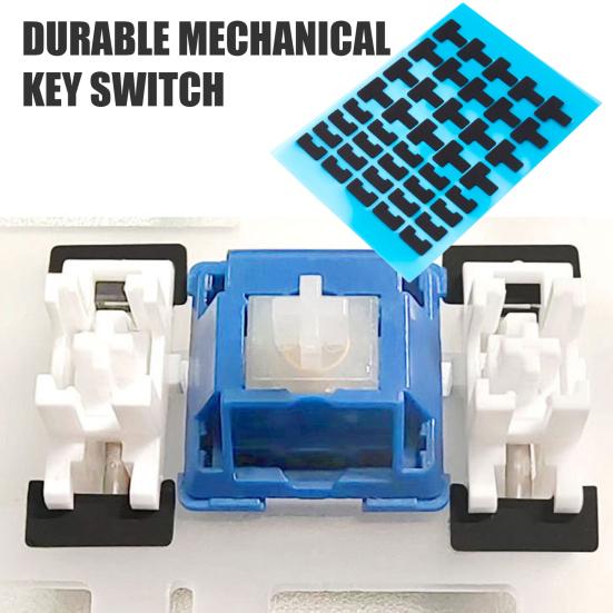 1 Set Steel Plate Satellite Shaft Stabilizer Pad Kit Mechanical Keyboard Switch Lower Pad Keycaps Repair Gasket Tools