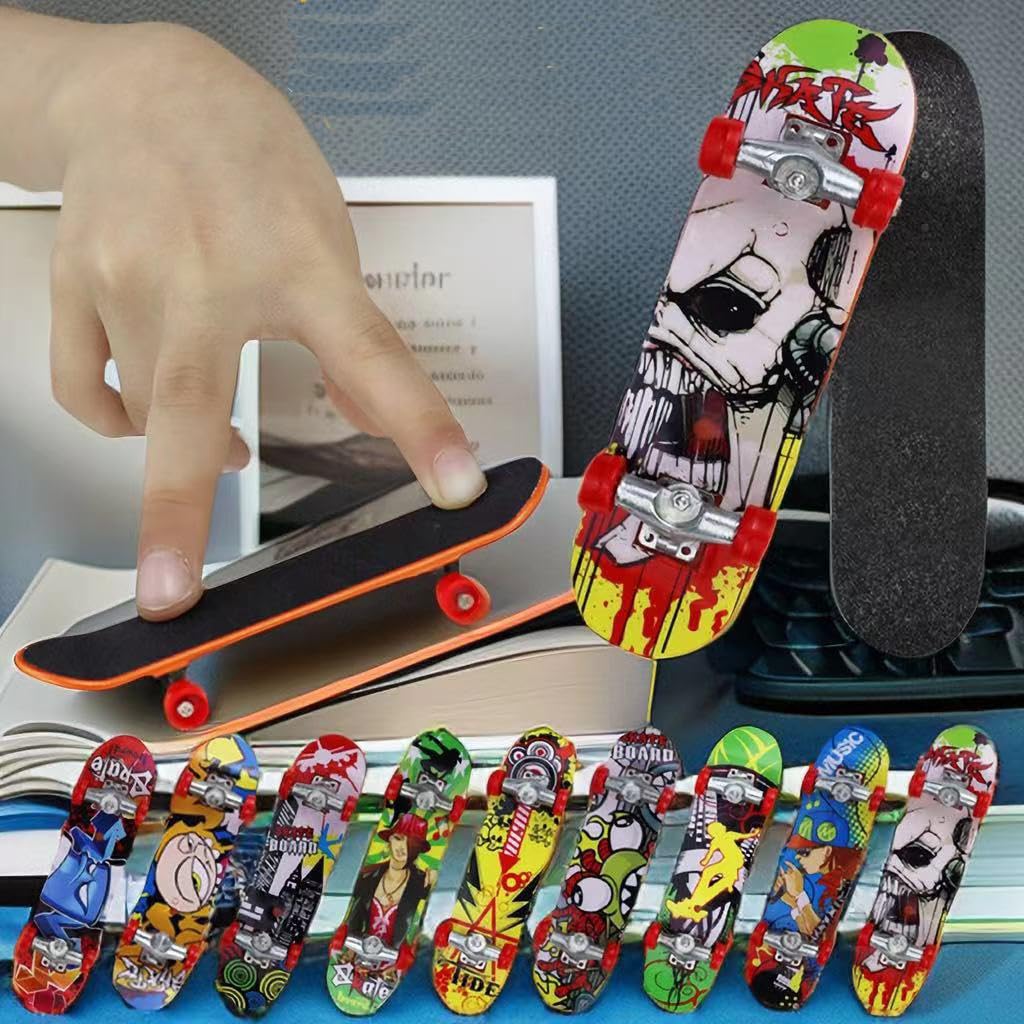 TIYEP Tabletop Toy Mini Skateboard Skateboard Mini Toy Finger Training