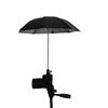 Adjustable Camera Umbrella with Clip Supply Stand Durable Portable Sunshade for Video Smartphone Camping Photography Traveling