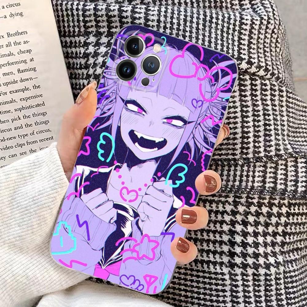 Coque de téléphone Himiko Toga Pour iPhone 16 15 14 13 12 Mini 11 Pro XS Max X XR SE 6 7 8 Plus Housse Souple en Silicone