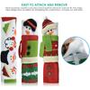 3pcs Christmas Snowman Refrigerator Door Handle Covers Kitchen Appliance Handle Covers Christmas Decoration