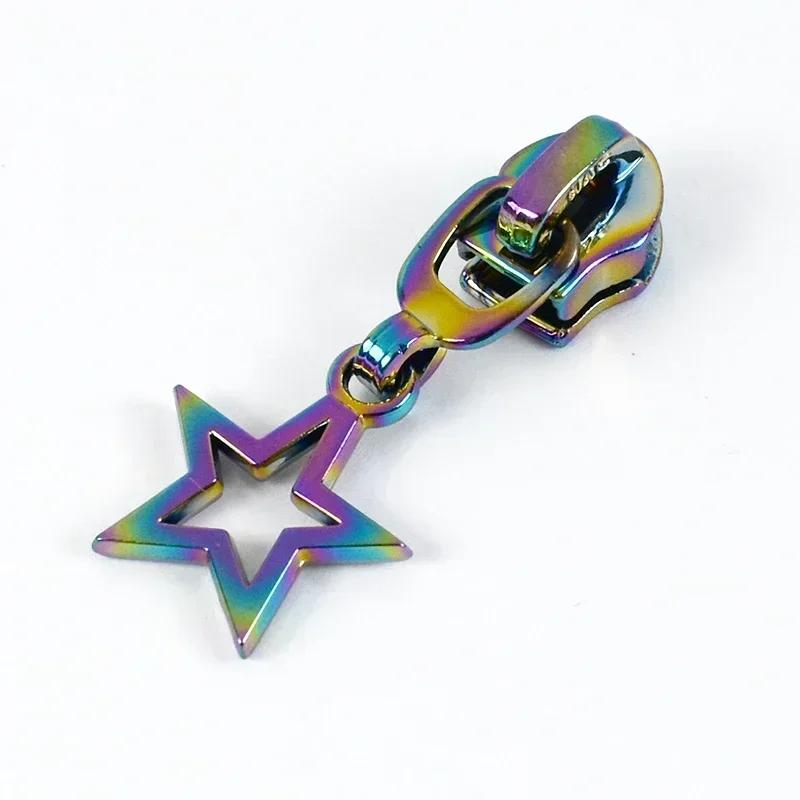 5/10/20Pcs 5# Zipper Slider for Nylon Zippers Zip Head Puller Lock Bag Clothes Purse Tailor Repair Kit DIY Sewing Accessories