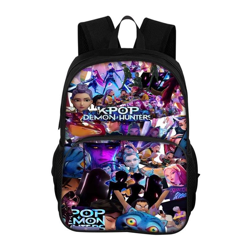 Hunter Witch Group Kpop Backpack With Breathable Polyester Durable Material For School Students
