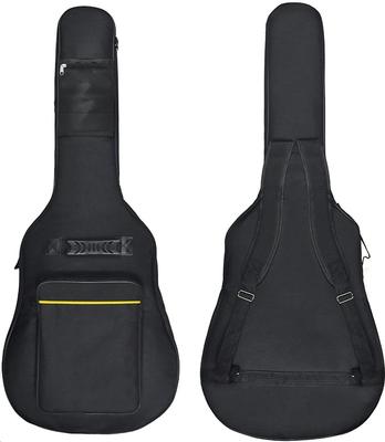 Socpuro Guitar 106cm Tall X 41cm Gig Bag for Electric and Acoustic Oxford Shoulder and with Thick Case, Wide, Guitars, Cushioned, Shockproof,