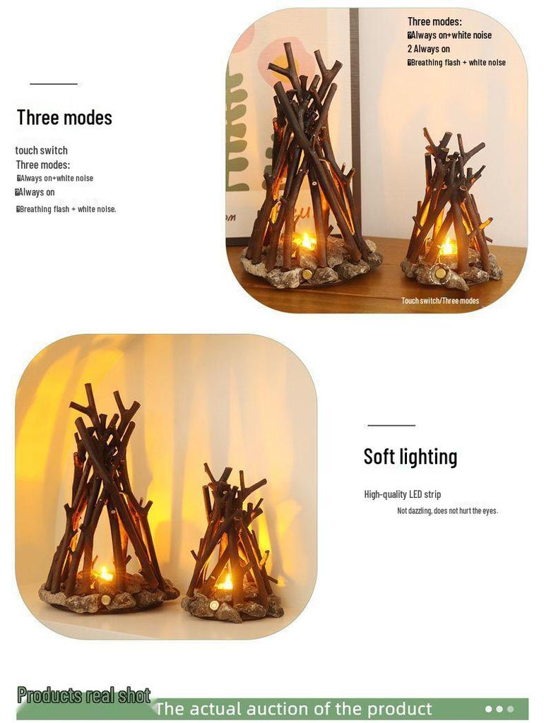 Creative Decorative Table Lamp - Rechargeable Atmosphere Light for Bar, Counter, or Bed & Breakfast Decor.
