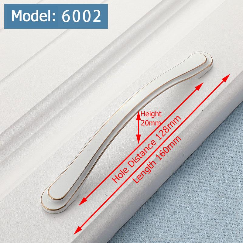 KAK Ivory White Kitchen Cabinet Handles European Style Cupboard Door Pulls Drawer Knobs Fashion Solid Furniture Handle Hardware