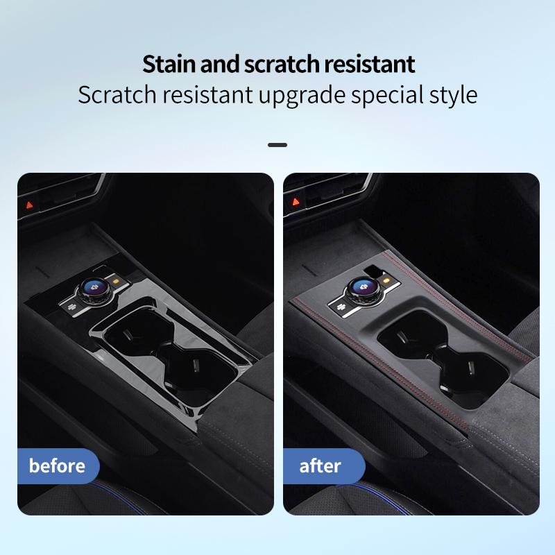 For Volkswagen VW Tiguan L PRO 2025 Car Central Control Panel Cover Suede Leather Car Interior Protective Mat