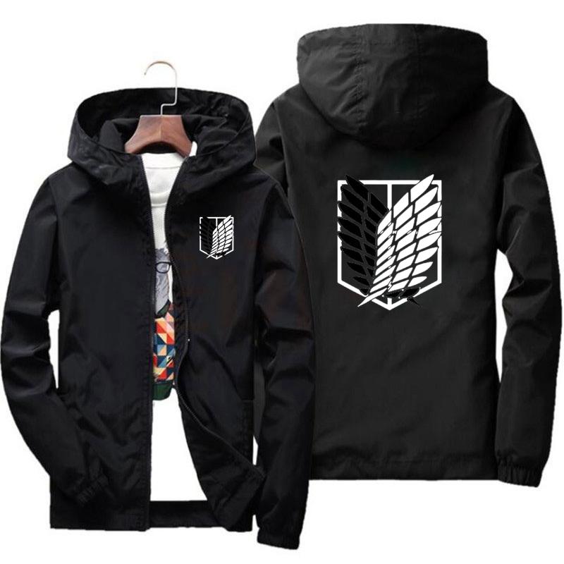 

Attack on Titan New Outdoor Travel Men s Hooded Jacket Spring Fall Zipper Lightweight Comfortable Camping Hiking XXL 6570kg