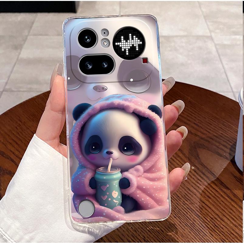 Für Nothing Phone 4a Pro Hülle Klar Luxus Niedlich Liebes Hase Lustig TPU Weiches Silikon Rückseite Für Nothing Phone4A Pro Gehäuse