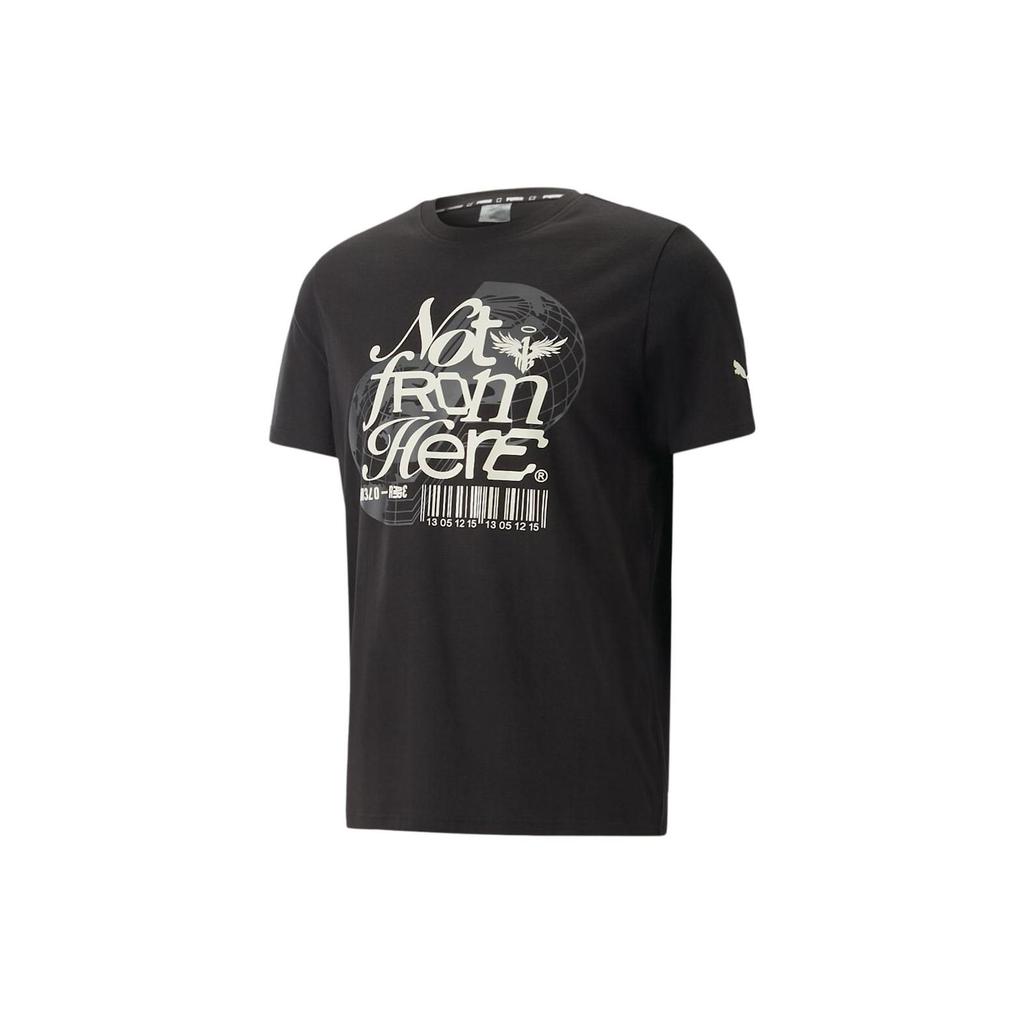 Puma X Lamelo Ball Whispers Mb.02 Collaboration Lonzo Ball Letter Logo Sports Casual Fashion Basketball Training Short Sleeve T-Shirt 621722-01