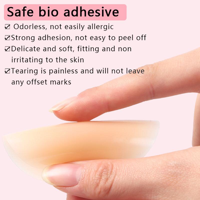 1 Pair Women Nipple Covers Nipple Piercing Lingerie Carnival Raves Party Sticky Bra Breast Stickers Intimates Accessories