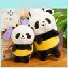 Adorable Panda Bee Plush Toy Soft Stuffed Animal Doll Perfect Gift For Girls