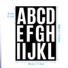 2 Inch Waterproof Letter Stickers For Journal DIY Number Symbol Decals Car Mailbox Decoration