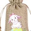 Drawstring Bag Easter Bunny Party Candy Treat for Wedding