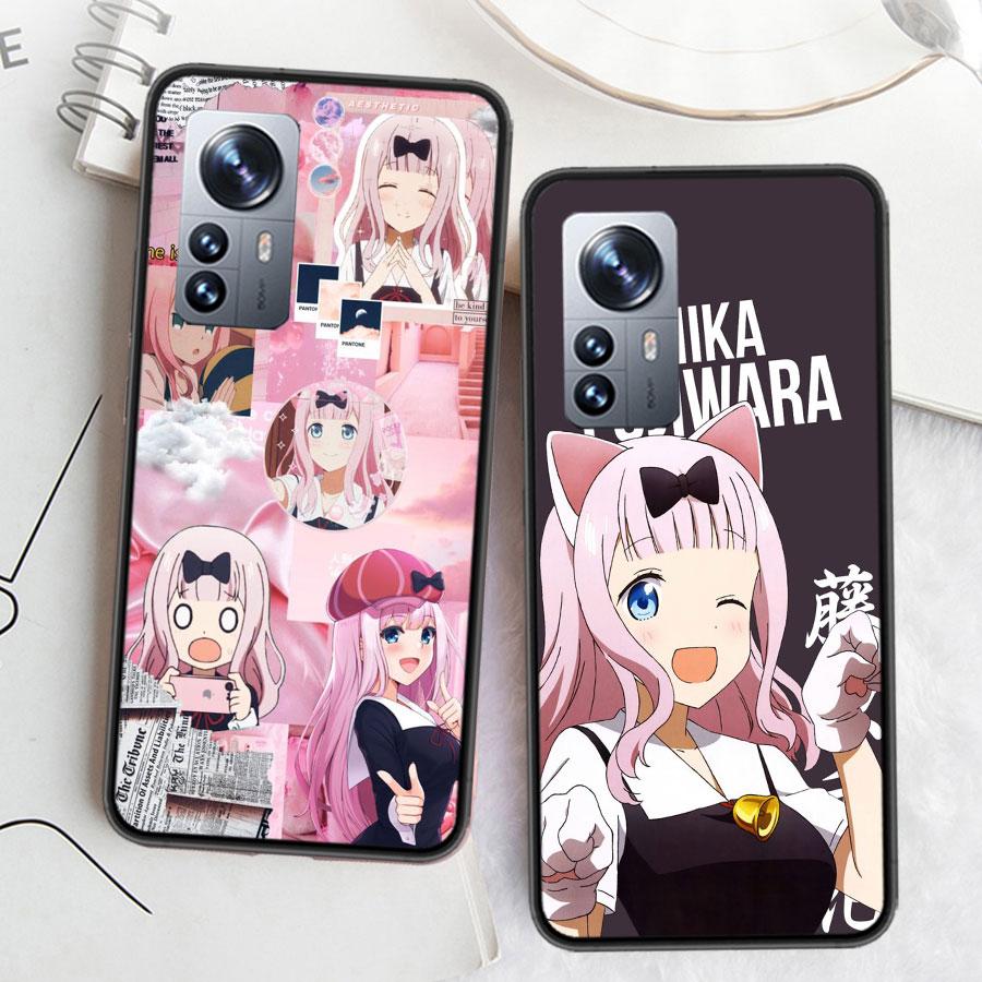 Kaguya sama Love is War Fujiwara Funda Phone Case For Xiaomi Poco X6 X5 X4 X3 GT NFC M4 M5 Pro 5G M3 Mi Note 10 Lite F5 F4 F3 F2
